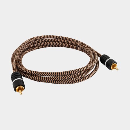 RCA-kabel til subwoofer Proson, 1 meter, RCA (han) til RCA (han)
