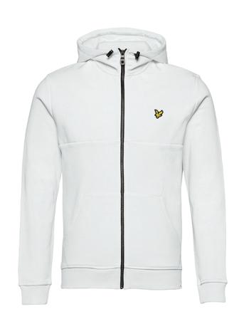 Softshell Jersey Zip Hoodie Hettegenser Genser Hvit Lyle & Scott