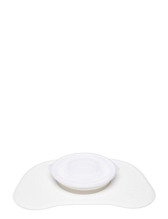 Twistshake Click Mat + Plate 6+M White Home Meal Time Plates & Bowls Plates Hvit Twistshake