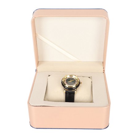 Dameklokke Kvarts Glasspeil Armbåndsur Svart PU Lær Legering Skive Vintage klokke