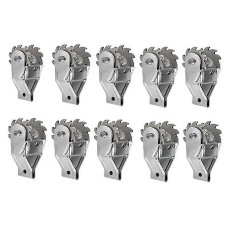 10 stk. Gjerdestrammer Kraftig In-Line Wire Strainer Wire Ratchet Tensioner for Elektrisk Gjerde Fjernt