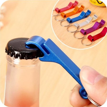 5-pakkaus - Pullonavaaja / Korkinavaaja / Tölkinavaaja Monivärinen avaimenperä