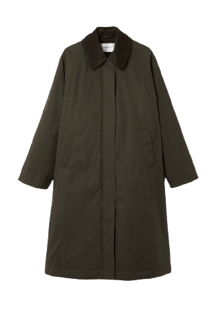 Carin Wester Vaxad bomullsjacka AMELONA Kappor Brun 40