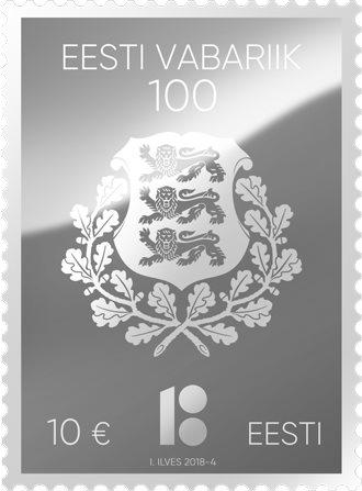 Estland 2018 - MICHEL 914 - Postfrisk frimærke i finsølv