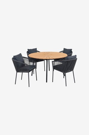 House Nordic - Trädgårdsset Cleveland och Toledo - Grå - Matgrupper - Från Homeroom