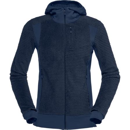 Norrøna Women's Falketind Alpha120 Zip Hood Women Mid layer tops Blue M