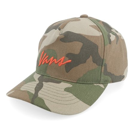 Vans - Camo adjustable Cap - Classic Script Vintage Camo A-frame Adjustable @ Hatstore