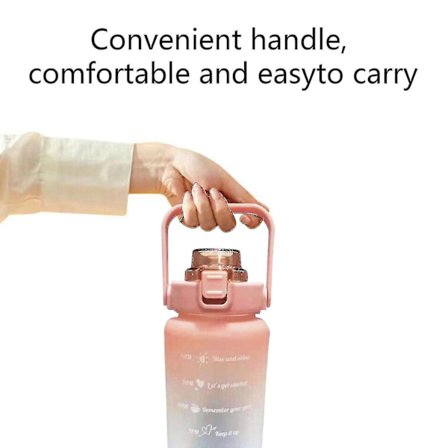 Ulkoilmavesipullo Aika-merkki 2L Motivoiva