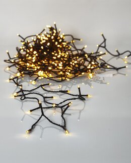 Star Trading LED Lysslynge Golden Warm White 25 meter Svart
