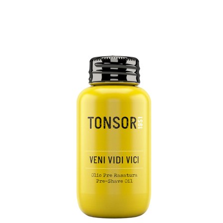 TONSOR1951 Rasatura e Cura della Barba Veni Vidi Vici Olio Pre Rasatura 100ml - Olio per Rasatura