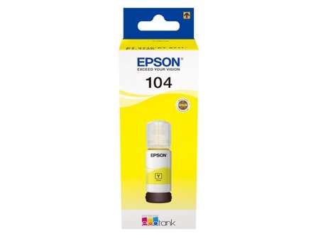 EPSON EcoTank bläckflaska 104 C13T00P440, 70 ml, gul - Lyreco - Toner och bläck - Bläckpatroner - Bläckpatroner Epson