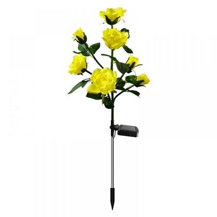 Udendørs solcellelamper, 1 pakke solcellelamper til haven, vandtætte skiftende udendørslamper - Større solpanel til dekoration af have, terrasse, 