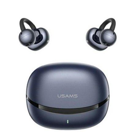 USAMS TWS In-Ear Hörlurar Bluetooth 6.0 Echo Clip-on R03 - Blå