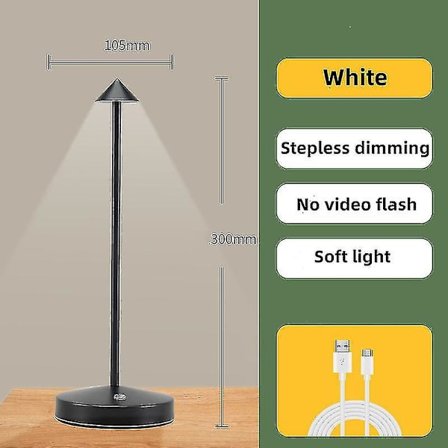 Uppladdningsbar bordslampa Kreativ matsal Touch Led Hotell Bar Kaffe Pina Pro Bordslampa Lampada Da Tavolo Dekorativ skrivbordslampa_y(Svart C)