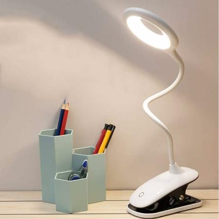 Hvid rund hoved perle tre-blok hvidt lys 2000 mAh + LED linje opladning dæmpbar bordlampe usb opladningslampe dæmpbar