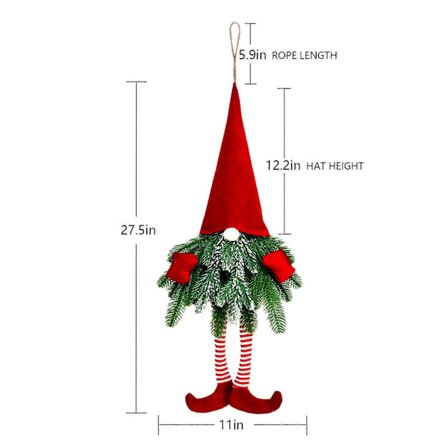 Julekrans Udendørs, Julekrans, Forudbelyst Julekrans Med Lys, Lille Kunstig Julekrans, Vinter Snefnug Julekrans Til Dør