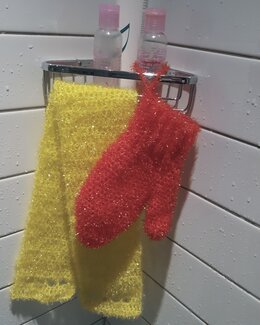 Hekleoppskrift Skrubbvott og bånd - Rico Design