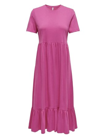 ONLY | Onlmay S/S Peplum Calf Dress Box Jrs | M