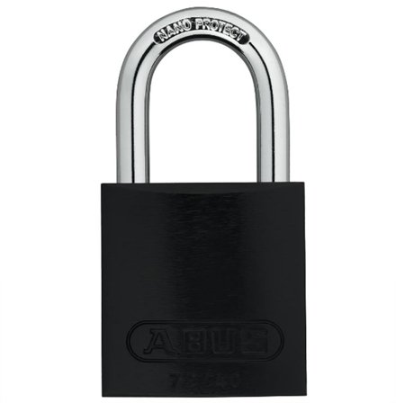 ABUS 72/40 Hänglås 74 x 39 mm, härdad bygel Svart, Dörrar