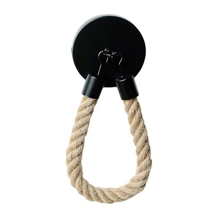 Vintage Hängande Toapappershållare i Rep, Väggmonterad