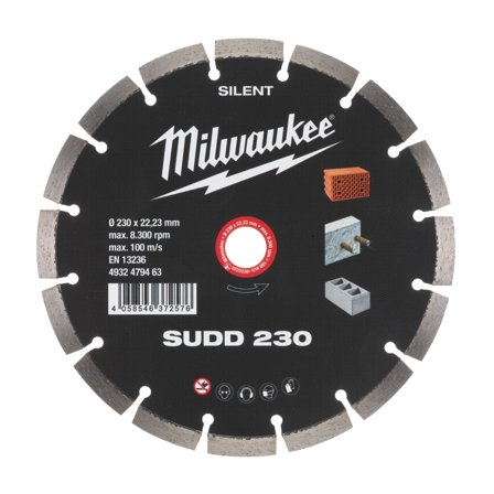 Milwaukee 4932479463 SUDD SILENT Kappeskive Skivediameter 230 mm, Maskintilbehør & forbruk