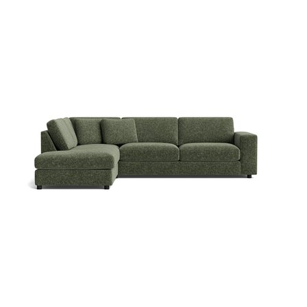 Oasis hjørnesofa, venstrevendt - Genesis Grøn - 271x213x79 - Sofa, hjørnesofa