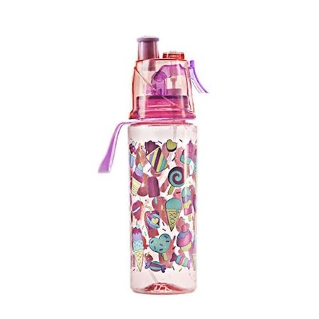 Kjøle Spray Mist Vannflaske 500ml Spray Drikkflaske for Barn (FMY)