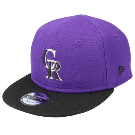 New Era - MLB Lila snapback Keps - Kids Colorado Rockies My 1St 9FIFTY Purple/Black Strapback @ Hatstore