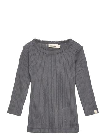 Nbfrachel Ls Slim Top Au Lil T-shirts Long-sleeved T-shirts Blå Lil'Atelier