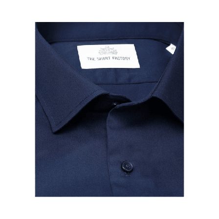 The Shirt Factory Grand Twill, Regular Fit Skjortor Herr Blå 39