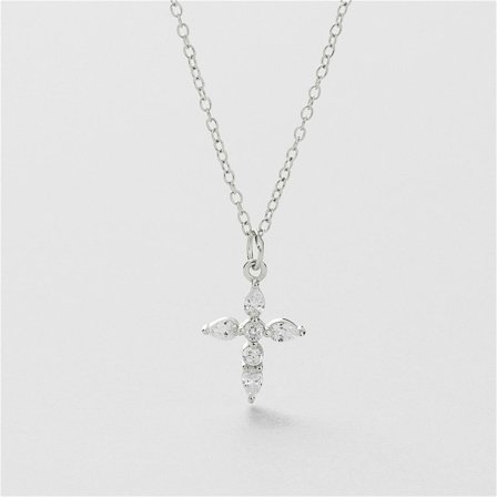 Drop Cross Necklace