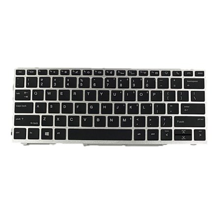 Laptop US Bakgrundsbelyst Tangentbord Gaming US Tangentbord Bakgrundsbelyst för HP Elitebook 730 g5 735 G5 830 G5 836 G5