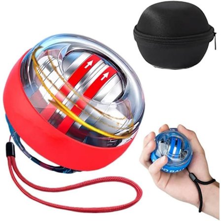 Gyro Ball Håndtrener med teller & LED, Håndleddsball Greptrener for håndledd & underarm_TF_TF