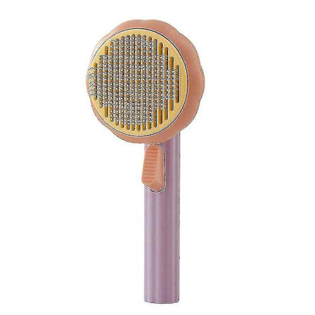 Karda för husdjur, hund, katt, borste, trimmer, skönhet, självrengörande, slät kam