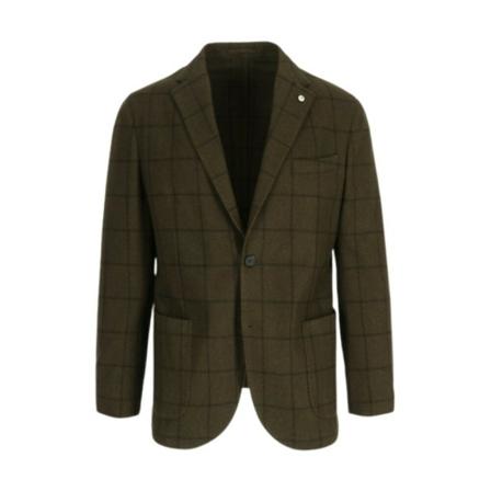 L.b.m. 1911 Formal Blazers Grøn, Herre Jakkesæt Blazer
