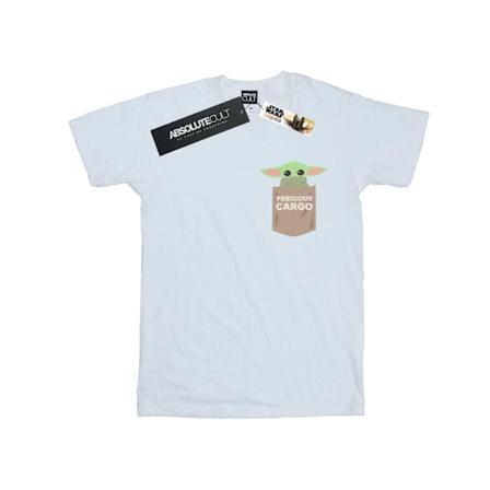 Star Wars Dam/Kvinnor The Mandalorian The Child Cargo Pocket White M