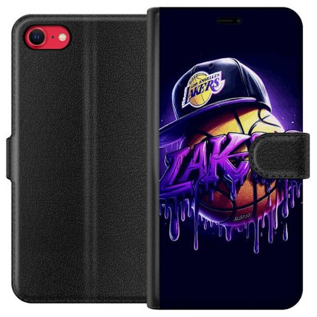 Kompatibel Tegnebogsetui til Apple iPhone SE (2022) Lakers Basket NBA Basketball USA