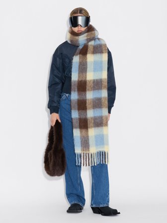 Holzweiler Fresia S - Light Blue Check - Men's - One size