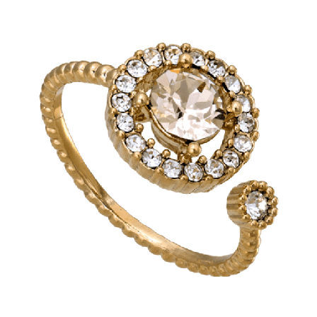 Lily and Rose Miranda ring Ringar Dam Beige ONESIZE