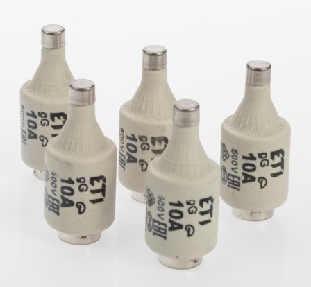 Nordic Quality Diazed DZ II säkringar, 10A, 5 st.