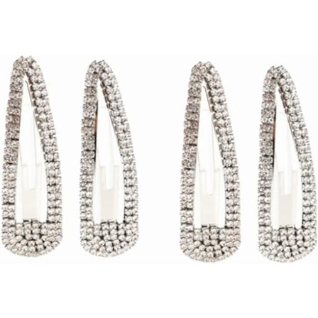4 stk Rhinestone Snap Clips Store