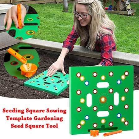 Sådd fyrkantig fack Planteringsdistansverktyg