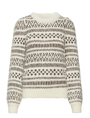 Vmkaira Ls O-Neck Blouse Ga Grey Vero Moda
