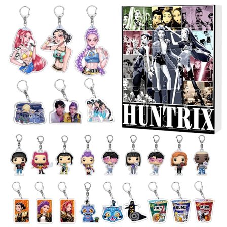 Uusi Kpop Demon Hunters -joulukalenteri K Pop Demon Hunters Rumi Mira Zoey Tiger -joulunajan joulukalenteri Lahja 24 päivää 31