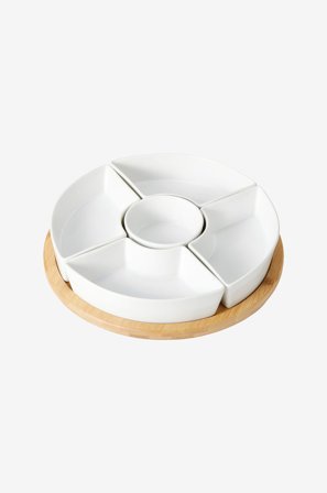 Dorre - Serveringsfat Samara skålar 6 delar - Natur - Uppläggningsfat - Från Homeroom