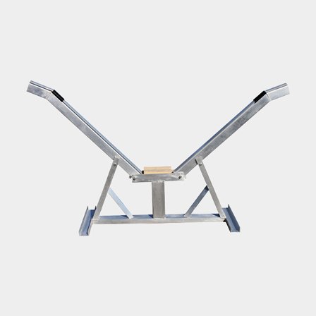 Bådstativ 2 stk. i aluminium selvjusterende maks. 2t