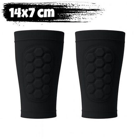 Innebygd leggbeskytter - fotball leggbeskytter - fotball leggbeskytter stykke - fotball - leggbeskytter - svart