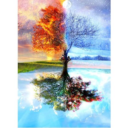 DIY 5D Diamantmålning efter nummer Kit, Diamantmålning Diamant Em