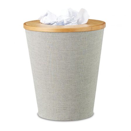 Bambus skraldespand rund