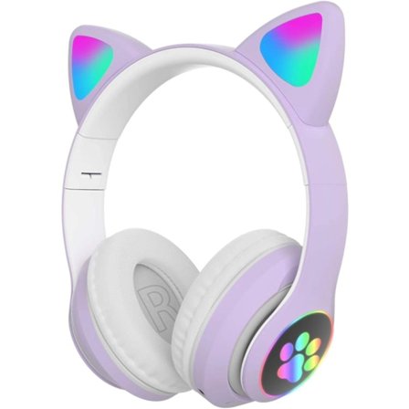 Kattöron Stretchigt Gaming Headset Mode Bluetooth Vikbart
